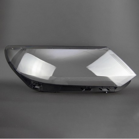 Пластиковое стекло фары Volkswagen Tiguan (5N) 2011-2016 Halogen правое (пассажирское)