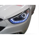 Hyundai IX35 оптика передняя черная