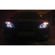 Передняя оптика Ford Mondeo Mk3 черная линзованная
