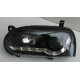 Передняя оптика Volkswagen Golf 3 черная линзованная