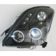 Передня оптика Suzuki Swift 2005 чорна лінзована
