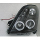 Передня оптика Suzuki Swift 2005 чорна лінзована