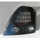 Задние LED фонари Chevrolet Aveo T200 (Kalos) дорестайлинг черные тонированные