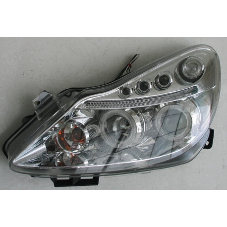 Opel Corsa D передняя хром