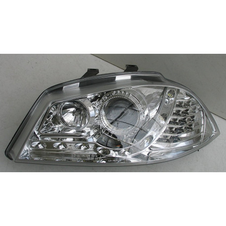 Seat Ibiza передняя хром LED