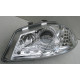 Seat Ibiza передняя хром LED