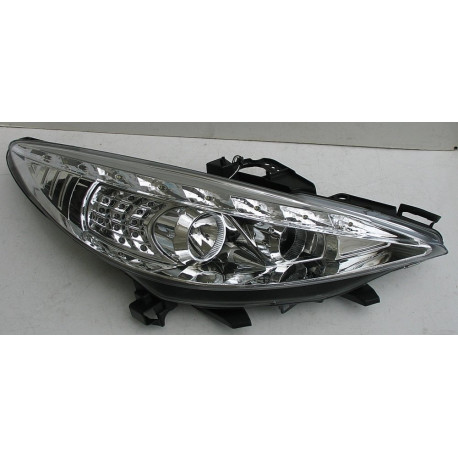 Peugeot 207 передняя хром LED