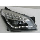 Opel Astra H передняя черная LED