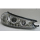 Ford Mondeo 2 передня хром LED