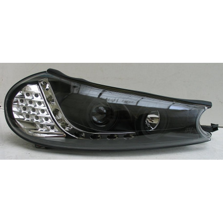 Ford Mondeo 2 передняя черная LED