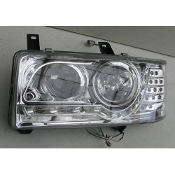 Volkswagen Transporter T4 передняя хром LED