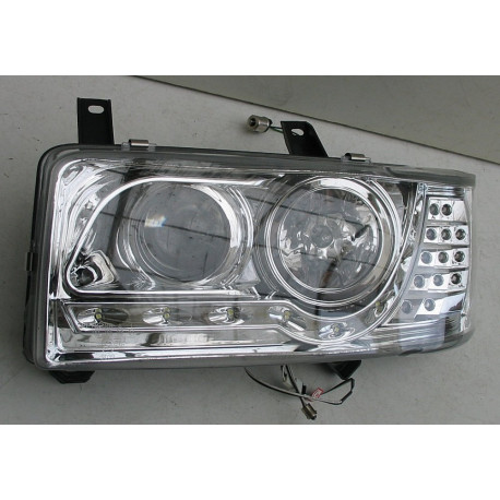 Volkswagen Transporter T4 передняя хром LED