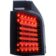 Volkswagen T5 задняя хром тонированная LED tube