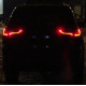 Mitsubishi Pajero Sport задняя LED черная матовая