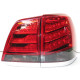 Toyota Land Cruiser LC 200 задняя LED красная дымчатая