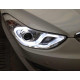 Hyundai Elantra MD передняя ксеноновая черная