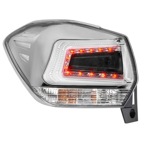 Subaru XV / Crosstrek задняя светодиодная LED оптика хром прозрачный