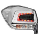 Subaru XV / Crosstrek задняя светодиодная LED оптика хром прозрачный
