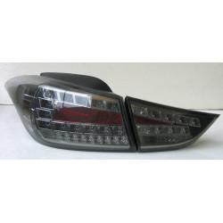 Hyundai Elantra MD задняя черная LED стиль Audi