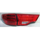 Toyota Highlander 2014 задняя оптика LED красная стиль BMW