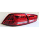 Mitsubishi Lancer X задняя LED оптика красная стиль A6