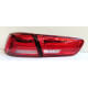 Mitsubishi Lancer X задняя LED оптика красная стиль A6