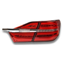 Toyota Camry V55 рестайлинг задняя оптика LED Benz стиль