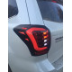 Subaru Forester SJ 2013 задняя оптика LED черная