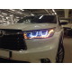 Toyota Highlander XU50 2014 передняя оптика DRL LED TLZ