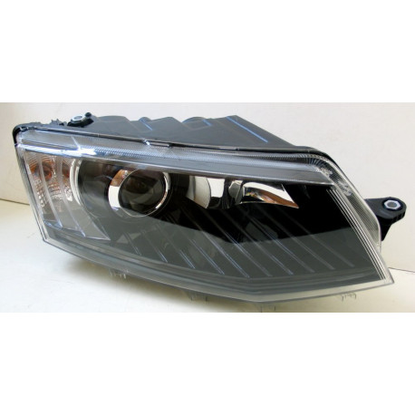 Skoda Octavia A7 оптика передняя тюнинг с ДХО / headlights DRL