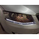 Skoda Octavia A7 оптика передняя тюнинг с ДХО / headlights DRL