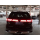 Toyota Highlander 2014 фонари-вставка Lexus стиль задняя LED черная / Led taillights smoked XU50 Lexus style