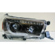 Toyota Hilux Revo 2014 оптика передняя тюнинг ДХО/ headlights DRL LED LD