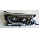 Toyota Hilux Revo 2014 оптика передняя тюнинг ДХО/ headlights DRL LED LD
