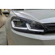 Volkswagen Golf 6 передняя оптика черная стиль Golf 7.5