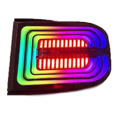 Toyota FJ Cruiser задняя оптика FULL LED черная RGB тип CP
