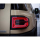 Toyota FJ Cruiser задняя оптика FULL LED черная RGB тип CP