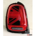 Mini Cooper F55/F56/F57 2014+ задние фонари LED Union Jack красные