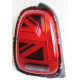 Mini Cooper F55/F56/F57 2014+ задние фонари LED Union Jack красные