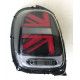 Mini Cooper F55/ F56/ F57 оптика задняя LED Union Jack стиль красно-черная