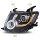 Mitsubishi Pajero Mk4 V80 2006+ оптика передняя Full LED тип LD