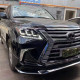 Lexus LX570 передние фары Full LED черные