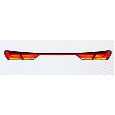 Toyota Camry XV70 2018+ оптика задняя LED альтернативная тюнинг черная тонированная Set стиль WY