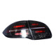 Porsche Cayenne 958 2011+ оптика задняя FULL LED тюнинг 2018+ look черная