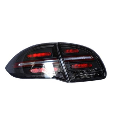 Porsche Cayenne 958 2011+ оптика задняя FULL LED тюнинг 2018+ look черная