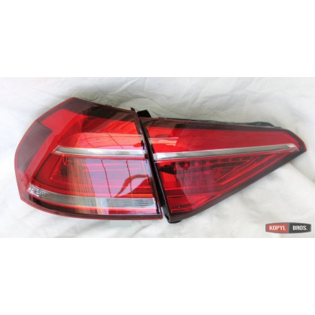 VW Passat B8 USA задние фары LED