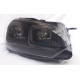 VW Golf 6 передние фары черные Shadow