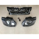 Land Rover Discovery 3 2004+ передні фари Full LED чорні стиль Defender