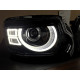 Land Rover Discovery 3 2004+ передні фари Full LED чорні стиль Defender