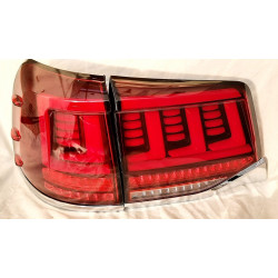 Toyota Land Cruiser 200 2016+ задні фари LED червоні стиль CP